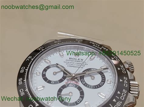 Replica Rolex daytona 116500 PANDA White Dial Clean Factory 